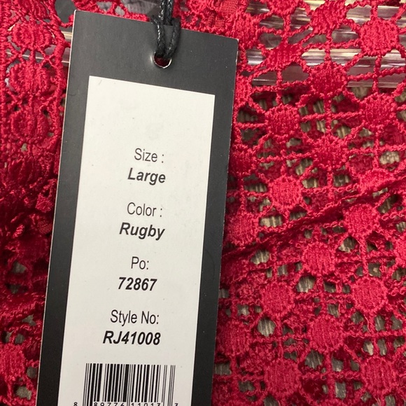 Romeo & Juliet couture lace dress Rugby color Large - Picture 5 of 13